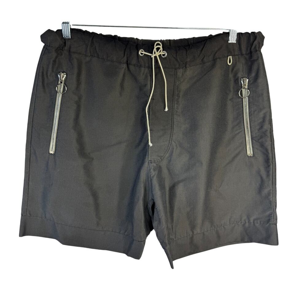 Mr. Completely Men's Shorts Swim Trunks String Tie Gray Ombre size XL
